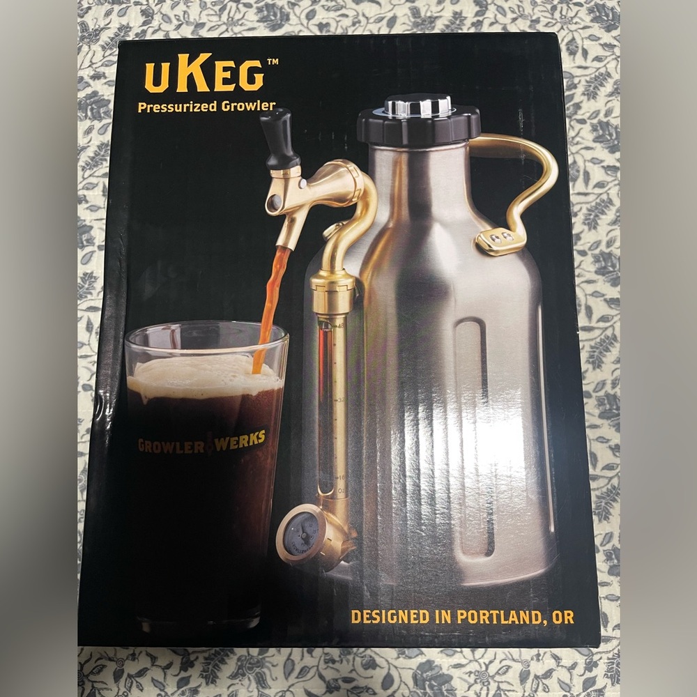 uKeg Pressurized Growler new never used
